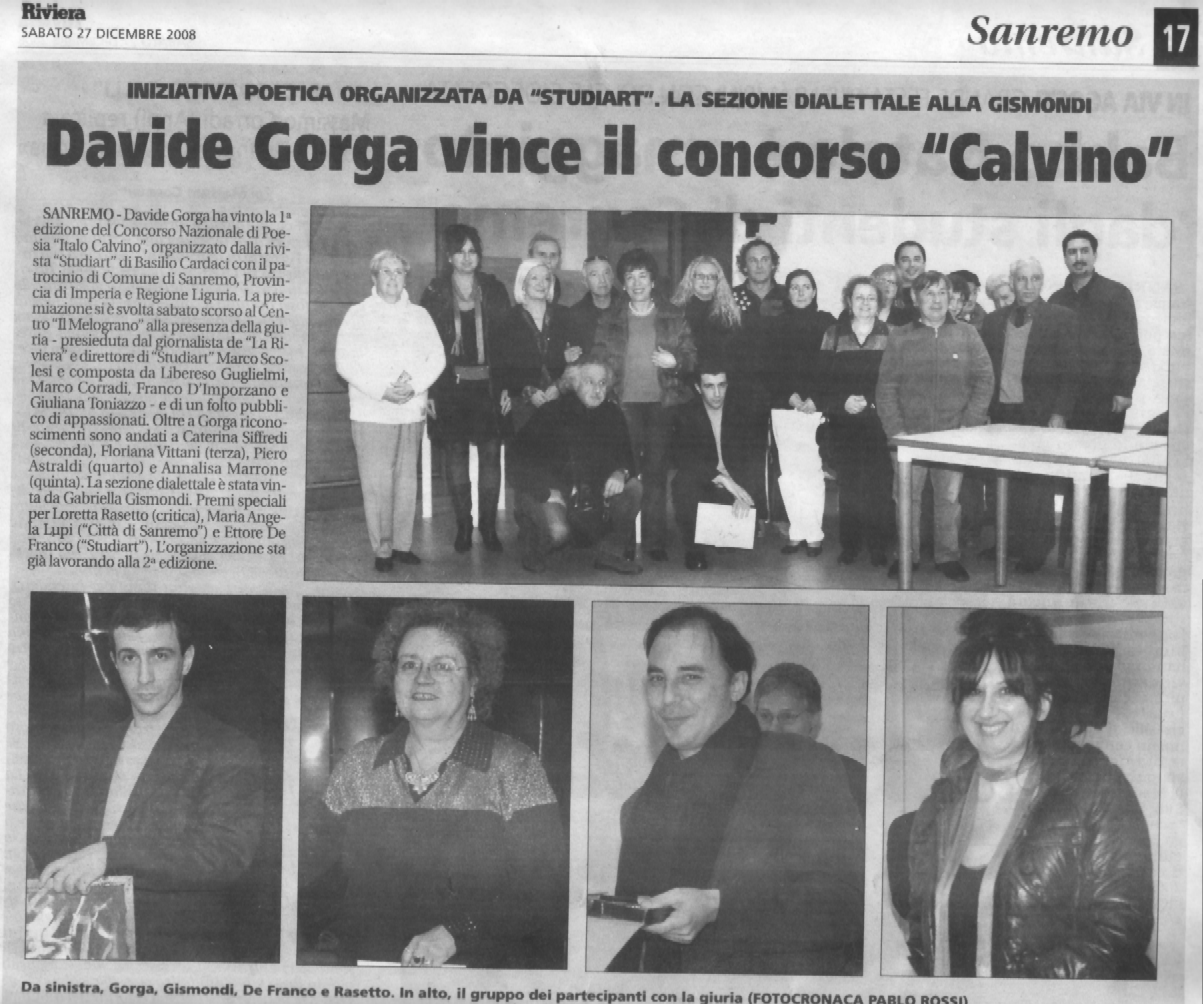 articolo apparso su La Riviera